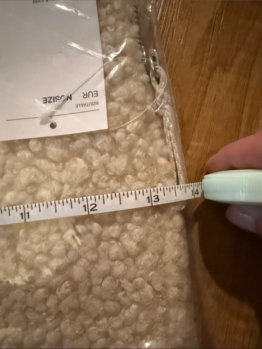 H&M Cream Sherpa Tablet Sleeve